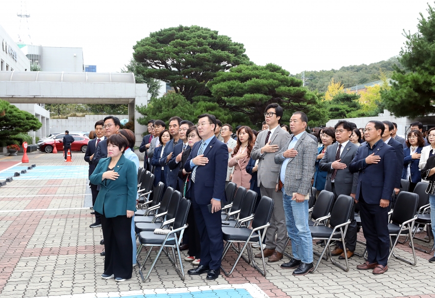 구청사 내진보강 및 외벽 리모델링 준공식_5